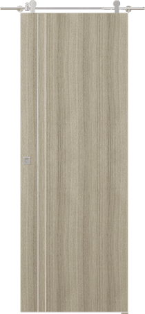 OPTIMA 2V SHAMBOR DOUBLE BARN BELLDINNI MODERN INTERIOR DOOR - 1
