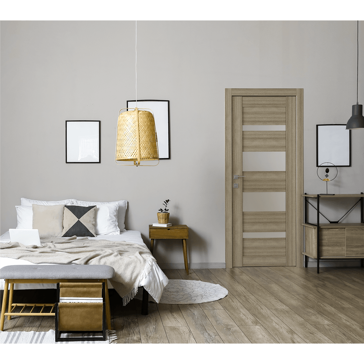 MIRELLA VETRO SHAMBOR BYPASS BELLDINNI MODERN INTERIOR DOOR - 2