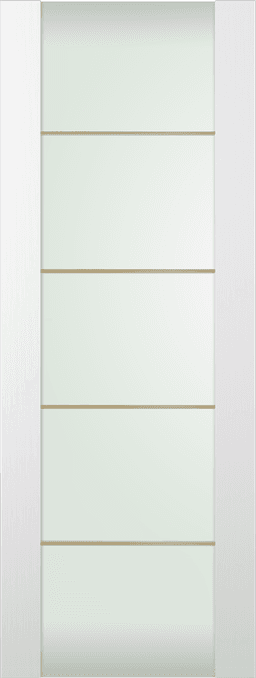 PALLADIO 202 4H GOLD STRIPS VETRO BIANCO NOBLE SLAB DOORS BELLDINNI MODERN INTERIOR DOOR - 1