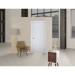 OPTIMA 2V SNOW WHITE SWING BELLDINNI MODERN INTERIOR DOOR - 2