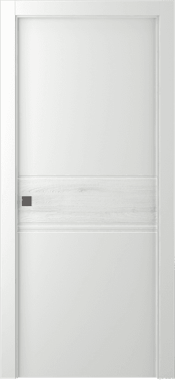 TWINWOOD 2 POLAR WHITE POCKET BELLDINNI MODERN INTERIOR DOOR - 1
