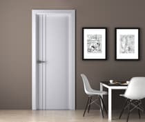 PALLADIO 2V BIANCO NOBLE DOUBLE POCKET BELLDINNI MODERN INTERIOR DOOR - 2