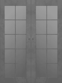 AVON 10 LITE VETRO DARK URBAN DOUBLE MAGIC BELLDINNI MODERN INTERIOR DOOR - 1