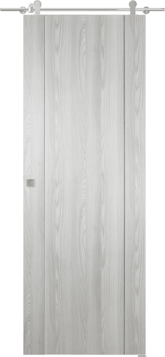 AVON 01 RIBEIRA ASH DOUBLE BARN BELLDINNI MODERN INTERIOR DOOR - 1