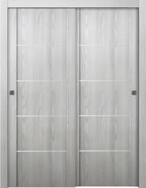 AVON 01 4H RIBEIRA ASH BYPASS DOORS BELLDINNI MODERN INTERIOR DOOR - 1