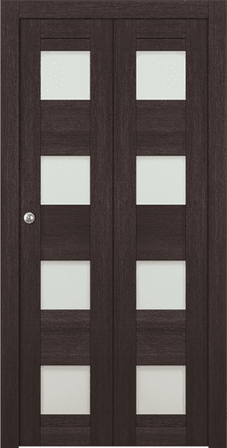 AVON 07-08 VETRO VERALINGA OAK BI-FOLD DOORS BELLDINNI MODERN INTERIOR DOOR - 1