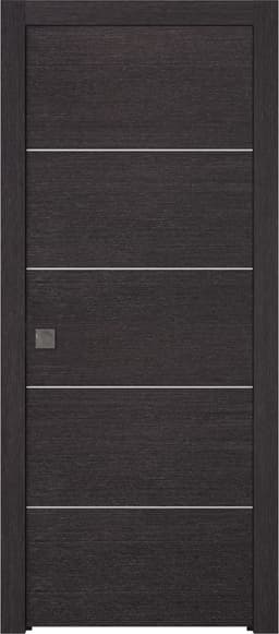 AVANTI 4H BLACK APRICOT POCKET BELLDINNI MODERN INTERIOR DOOR - 1