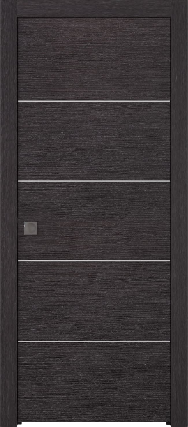 AVANTI 4H BLACK APRICOT POCKET BELLDINNI MODERN INTERIOR DOOR - 1