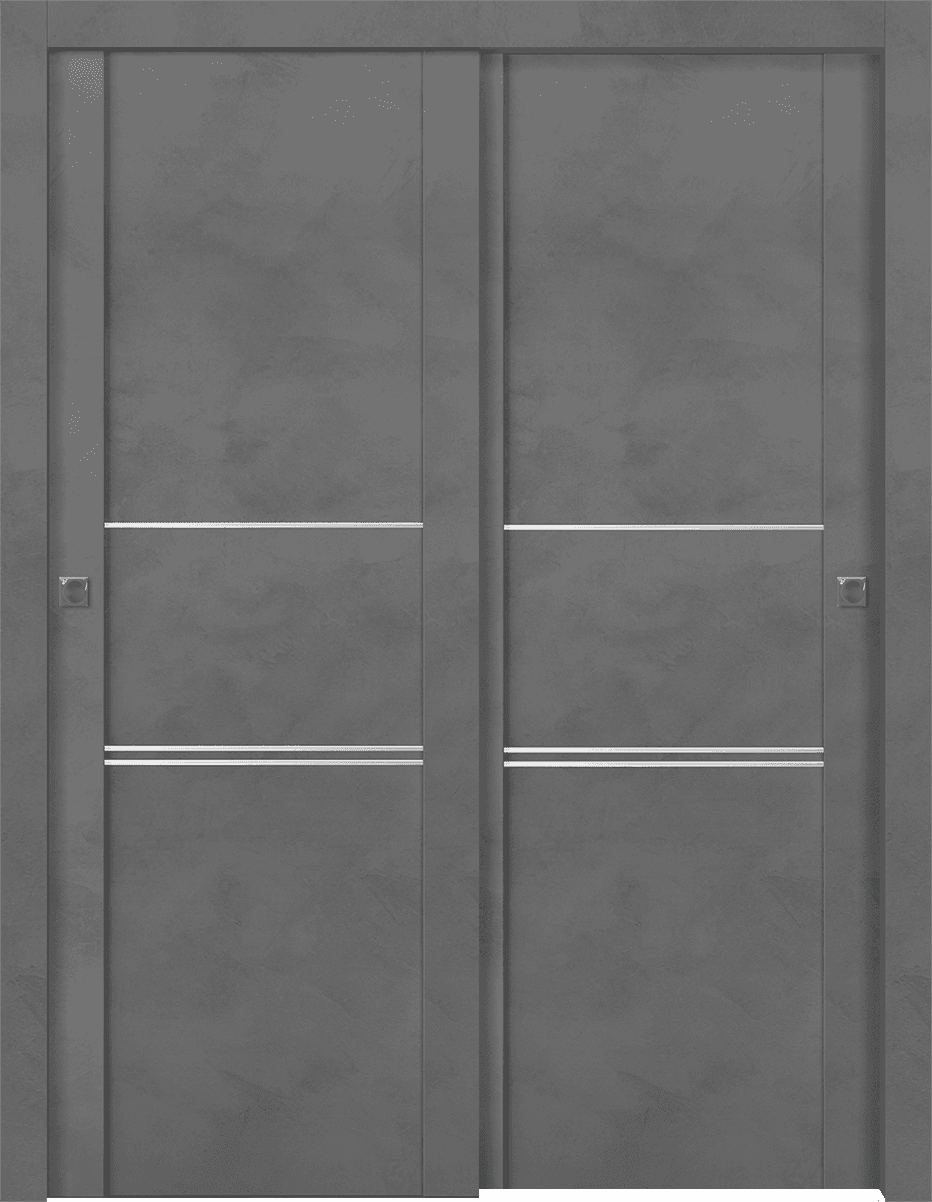 AVON 01 3H DARK URBAN BYPASS DOORS BELLDINNI MODERN INTERIOR DOOR - 1