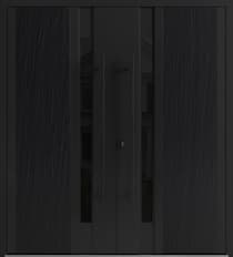 Double metal-aluminum modern exterior door Dekton 0163 - 1