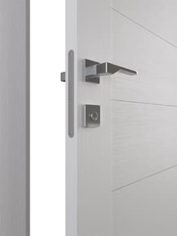 PERLA VETRO BIANCO NOBLE DOUBLE POCKET BELLDINNI MODERN INTERIOR DOOR - 4