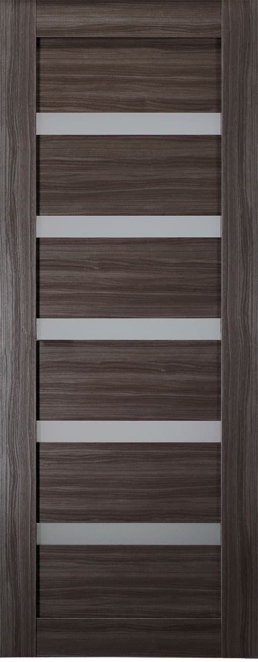 LEORA VETRO GRAY OAK SLAB BELLDINNI MODERN INTERIOR DOOR - 1