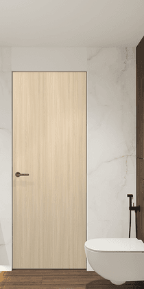 OPTIMA LOIRE ASH DOUBLE INVISIBLE METAL FRAME BELLDINNI MODERN INTERIOR DOOR - 2