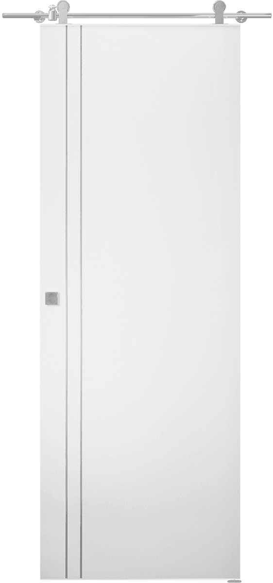 SMART PRO 2V POLAR WHITE DOUBLE BARN BELLDINNI MODERN INTERIOR DOOR - 1