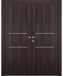 AVON 01 2H VERALINGA OAK DOUBLE BELLDINNI MODERN INTERIOR DOOR - 1