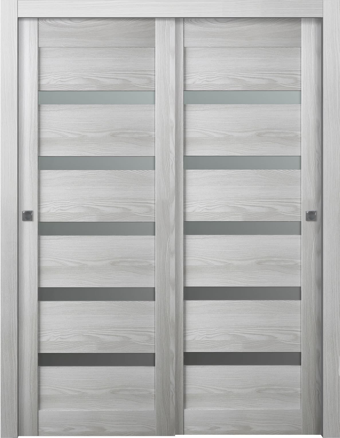 AVON 07-04 VETRO RIBEIRA ASH BYPASS BELLDINNI MODERN INTERIOR DOOR - 1