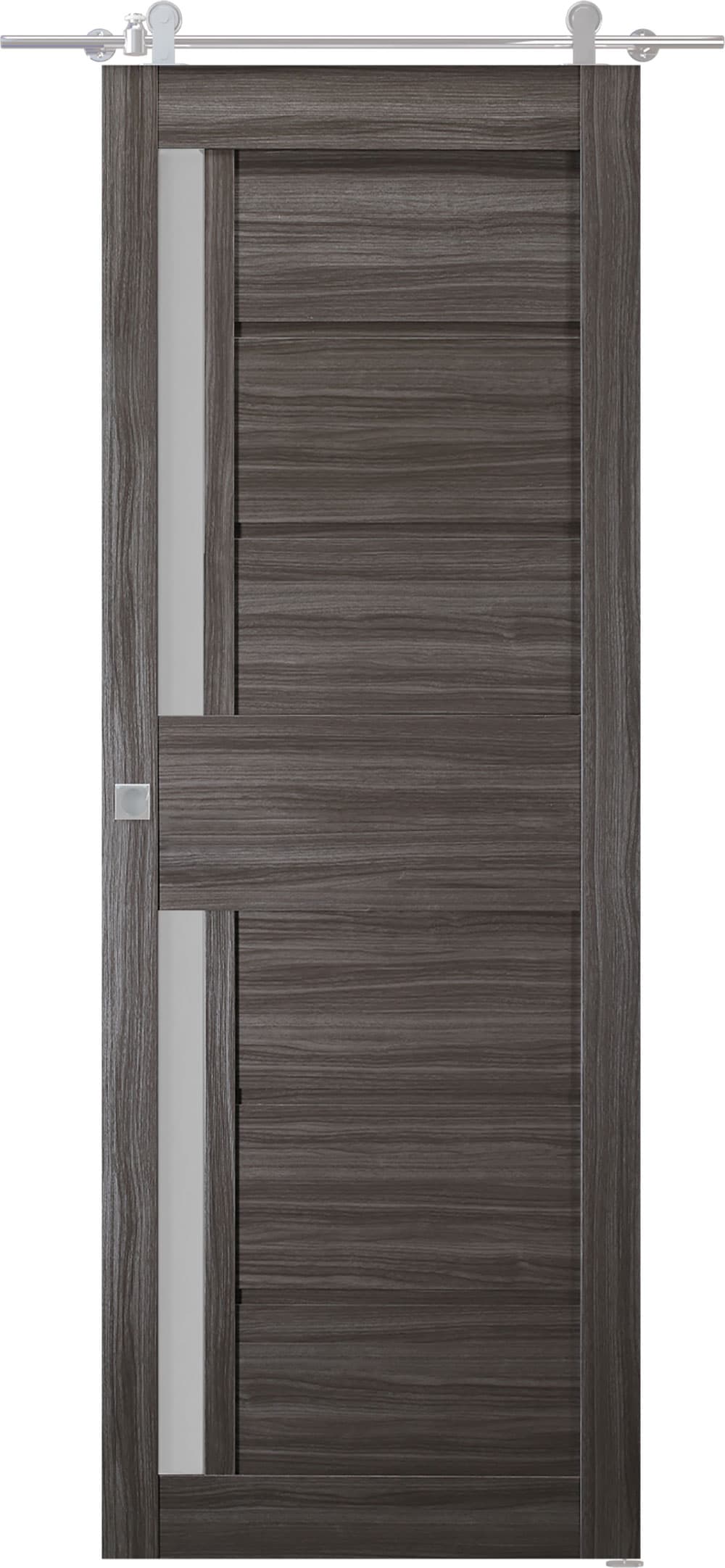 ESTA VETRO GRAY OAK BARN BELLDINNI MODERN INTERIOR DOOR - 1
