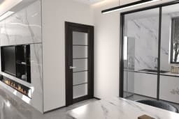 AVON 5 LITE VETRO VERALINGA OAK BARN BELLDINNI MODERN INTERIOR DOOR - 3