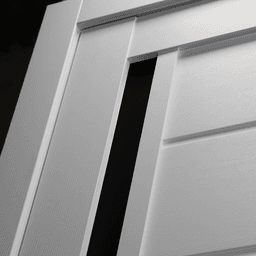 ESTA BLACK VETRO BIANCO NOBLE BI-FOLD BELLDINNI MODERN INTERIOR DOOR - 6