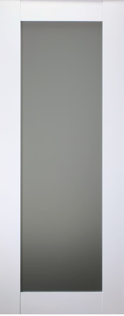 SMART PRO 207 VETRO POLAR WHITE SLAB BELLDINNI MODERN INTERIOR DOOR - 3