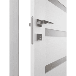 DORA VETRO BIANCO NOBLE SWING BELLDINNI MODERN INTERIOR DOOR - 4