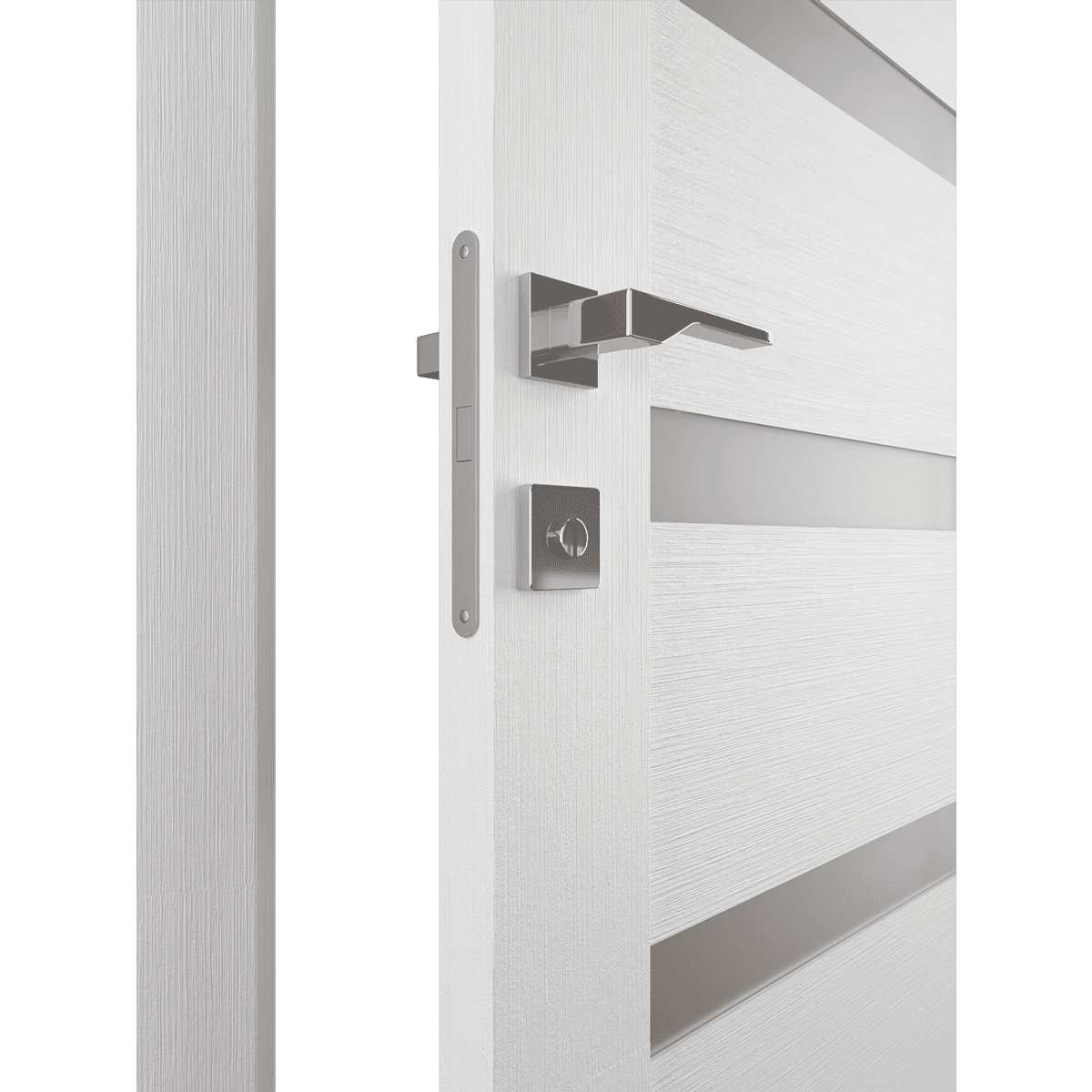 DORA VETRO BIANCO NOBLE SWING BELLDINNI MODERN INTERIOR DOOR - 4