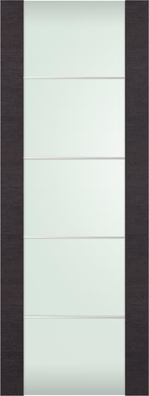 AVANTI 202 4H VETRO BLACK APRICOT SLAB BELLDINNI MODERN INTERIOR DOOR - 1