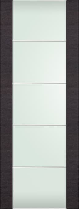 AVANTI 202 4H VETRO BLACK APRICOT SLAB BELLDINNI MODERN INTERIOR DOOR - 1