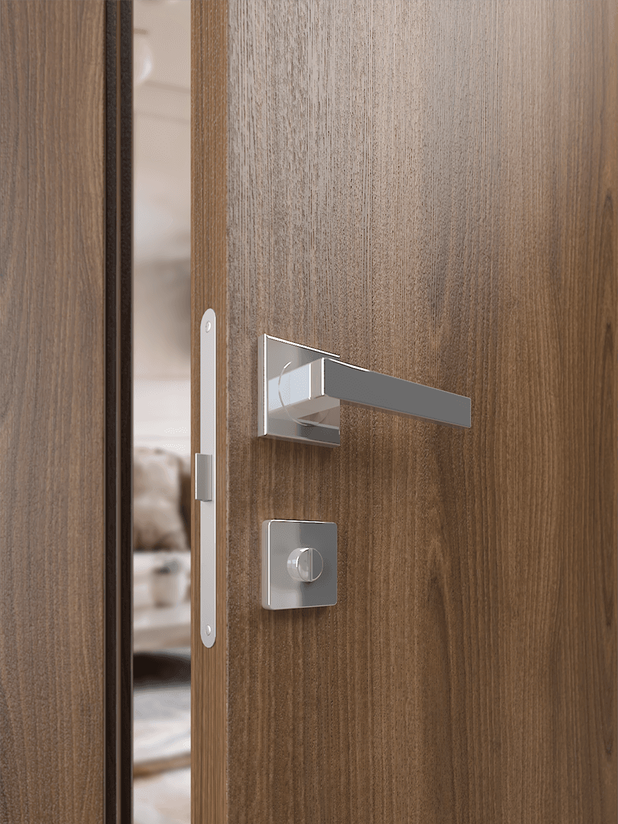 OPTIMA PECAN NUTWOOD SWING DOORS BELLDINNI MODERN INTERIOR DOOR - 4