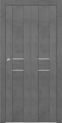 AVON 01 2HN DARK URBAN DOUBLE BI-FOLD BELLDINNI MODERN INTERIOR DOOR - 1