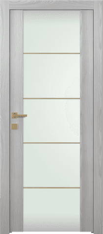 AVON 202 4H GOLD STRIPS VETRO RIBEIRA ASH SWING DOORS BELLDINNI MODERN INTERIOR DOOR - 1