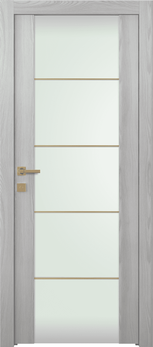 AVON 202 4H GOLD STRIPS VETRO RIBEIRA ASH SWING DOORS BELLDINNI MODERN INTERIOR DOOR