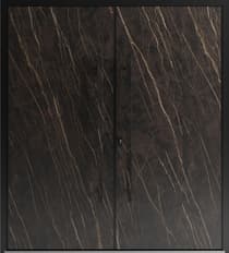 Double metal-aluminum modern exterior door Dekton 0118 - 1