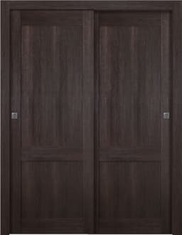 AVON 07 R VERALINGA OAK BYPASS BELLDINNI MODERN INTERIOR DOOR - 1