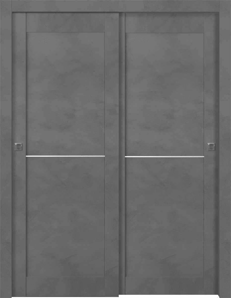 AVON 07 1H DARK URBAN BYPASS BELLDINNI MODERN INTERIOR DOOR - 1