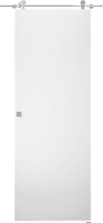 SMART PRO FLAT POLAR WHITE DOUBLE BARN BELLDINNI MODERN INTERIOR DOOR - 1