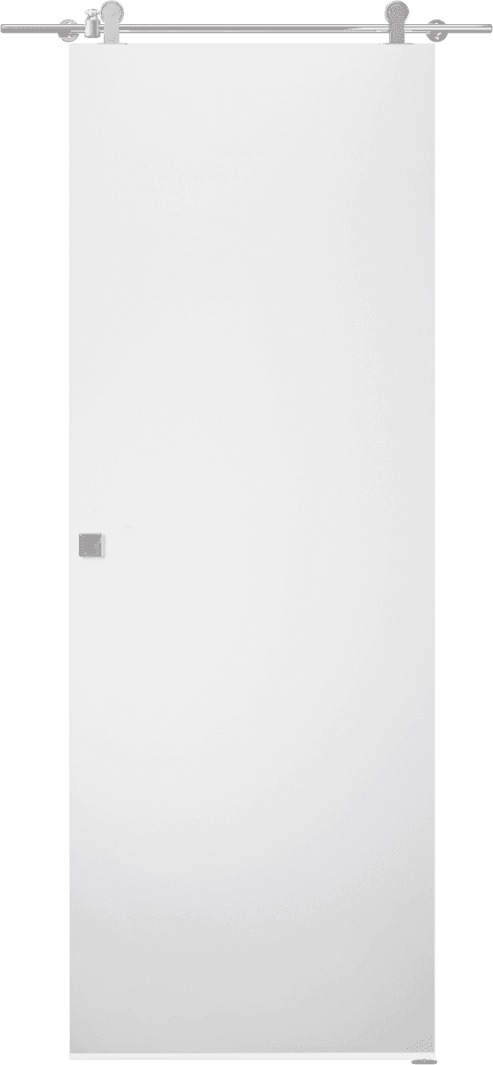 SMART PRO FLAT POLAR WHITE DOUBLE BARN BELLDINNI MODERN INTERIOR DOOR - 1