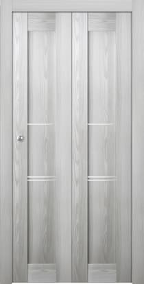AVON 07 3H RIBEIRA ASH BI-FOLD BELLDINNI MODERN INTERIOR DOOR - 1