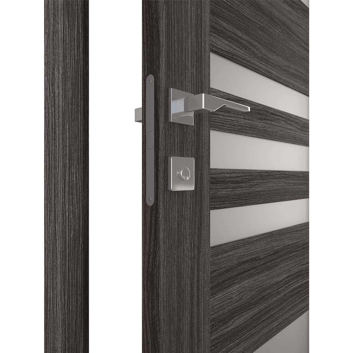 LETI VETRO GRAY OAK BYPASS BELLDINNI MODERN INTERIOR DOOR - 6