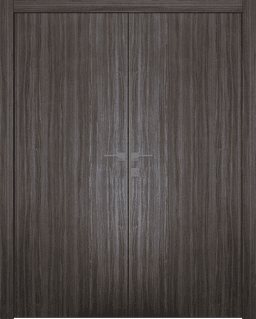 PALLADIO GRAY OAK CLOSET DOORS BELLDINNI MODERN INTERIOR DOOR - 1