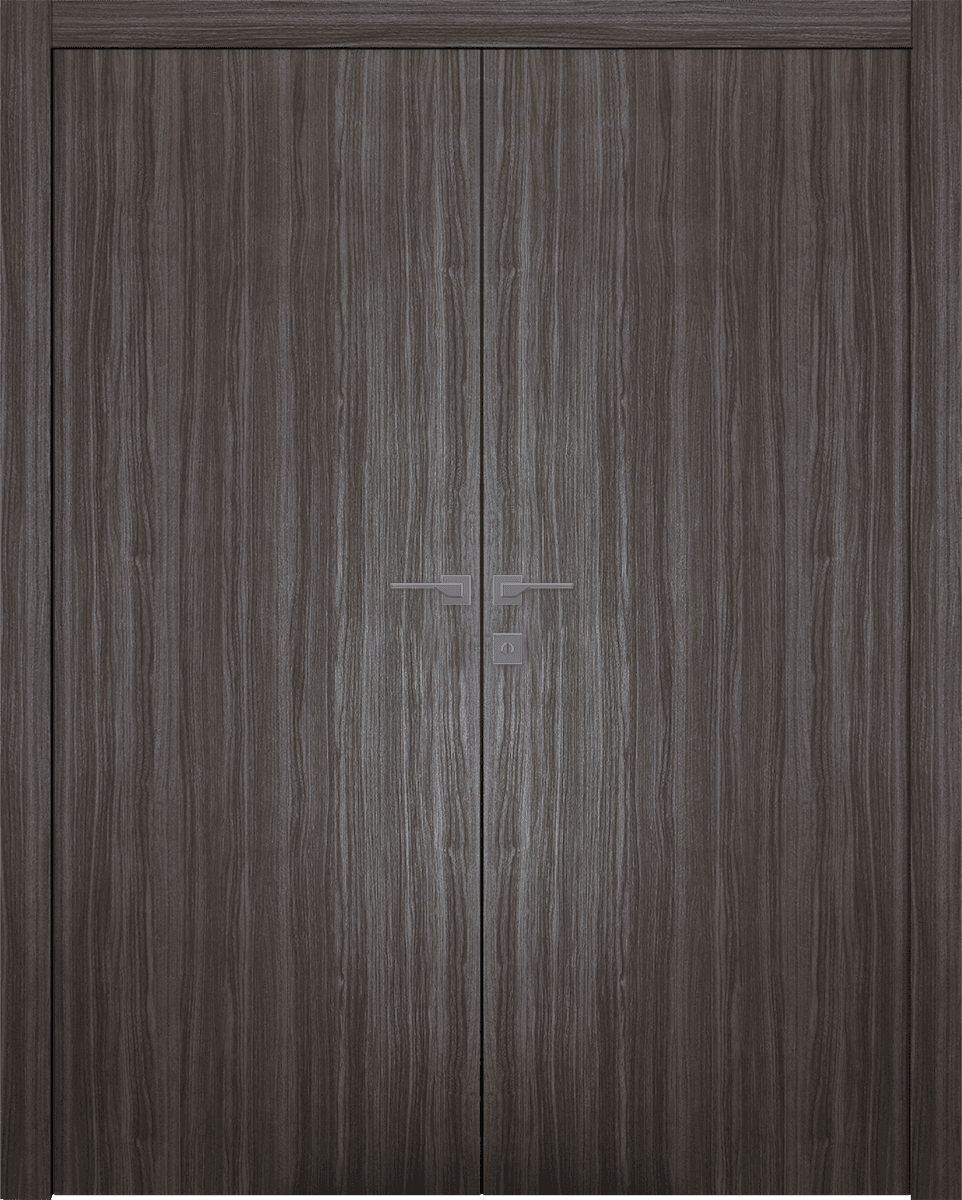 PALLADIO GRAY OAK CLOSET DOORS BELLDINNI MODERN INTERIOR DOOR - 1