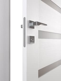 RITA VETRO BIANCO NOBLE BYPASS BELLDINNI MODERN INTERIOR DOOR - 9