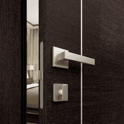 AVANTI 2U BLACK APRICOT SWING BELLDINNI MODERN INTERIOR DOOR - 5