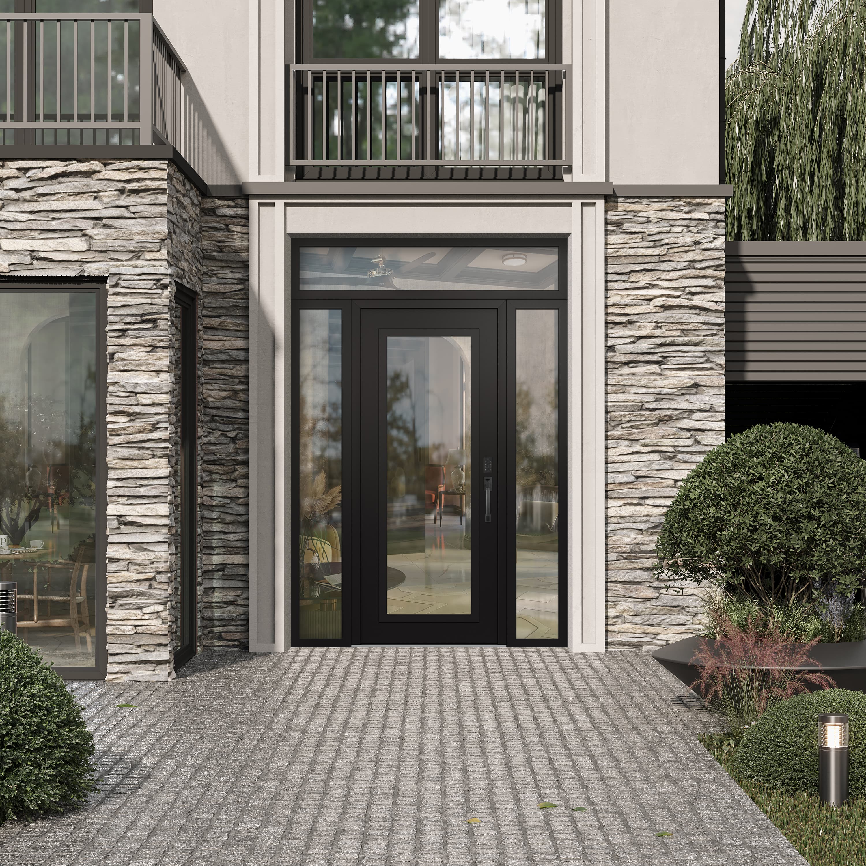 Modern Steel Front Door Diamond C1 - 6