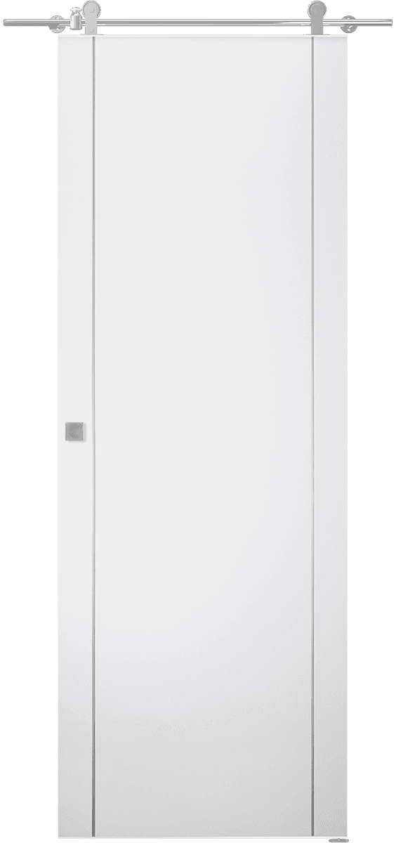 SMART PRO 2U POLAR WHITE DOUBLE BARN BELLDINNI MODERN INTERIOR DOOR - 1