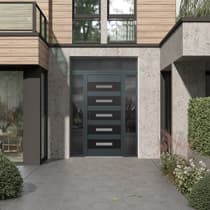 Modern Steel Front Door Diamond D9 - 10