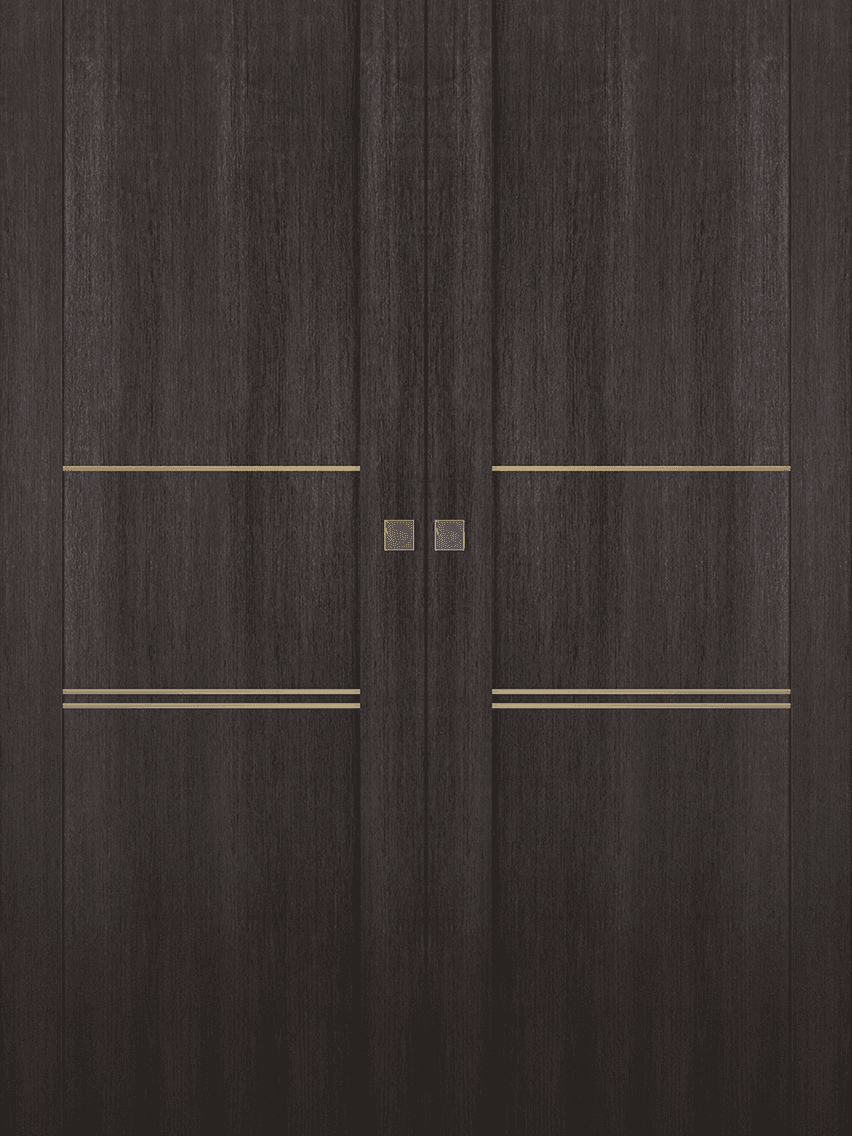 AVON 01 3H GOLD VERALINGA OAK DOUBLE MAGIC BELLDINNI MODERN INTERIOR DOOR - 1
