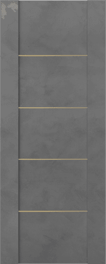 AVON 01 4H GOLD DARK URBAN SLAB BELLDINNI MODERN INTERIOR DOOR - 1