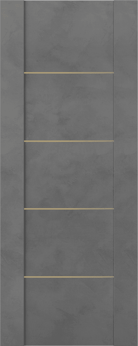 AVON 01 4H GOLD DARK URBAN SLAB BELLDINNI MODERN INTERIOR DOOR - 1