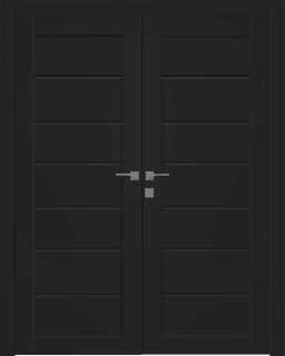 ALDA BLACK MATTE CLOSET BELLDINNI MODERN INTERIOR DOOR - 1